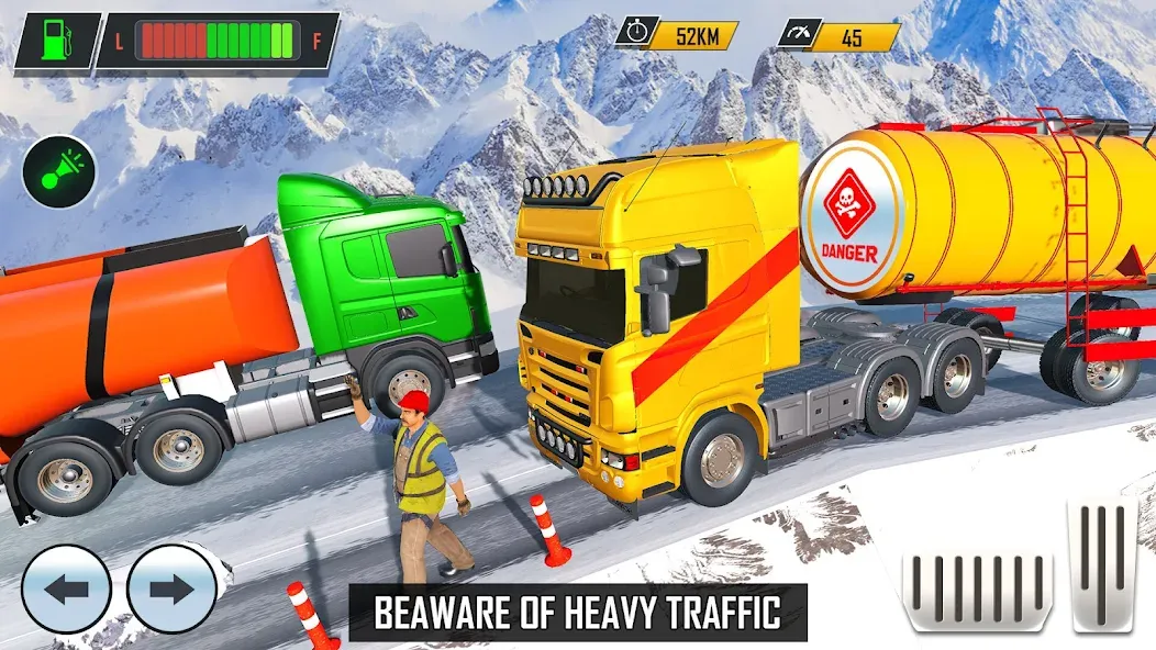 Offroad Oil Tanker Truck Games (Оффроуд Игры на машинецистерне для нефти)  [МОД Unlimited Money] Screenshot 4