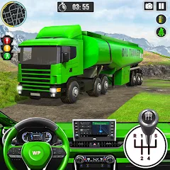 Взлом Offroad Oil Tanker Truck Games (Оффроуд Игры на машинецистерне для нефти)  [МОД Unlimited Money] - последняя версия apk на Андроид