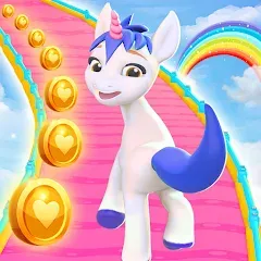 Скачать взломанную Unicorn Kingdom: Running Games (Юникорн Кингдом)  [МОД Menu] - стабильная версия apk на Андроид