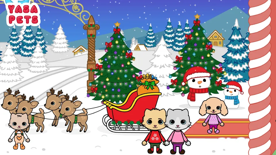 Yasa Pets Christmas (Яса Петс Кристмас)  [МОД Бесконечные деньги] Screenshot 2