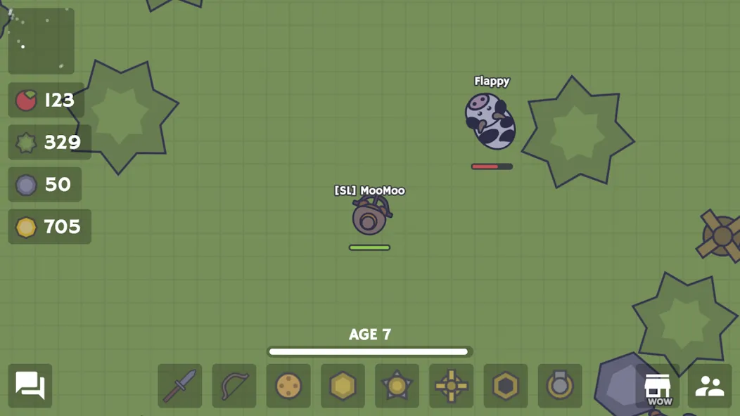 MooMoo.io (Official)  [МОД Много денег] Screenshot 3