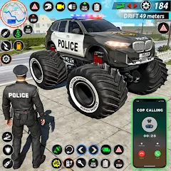 Взлом Police Monster Truck Car Games  [МОД Unlimited Money] - полная версия apk на Андроид