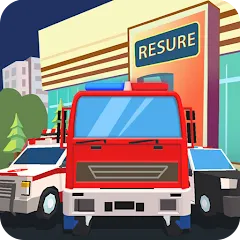 Скачать взломанную Idle Rescue Tycoon (Айдл Рескью Тайкун)  [МОД Все открыто] - полная версия apk на Андроид