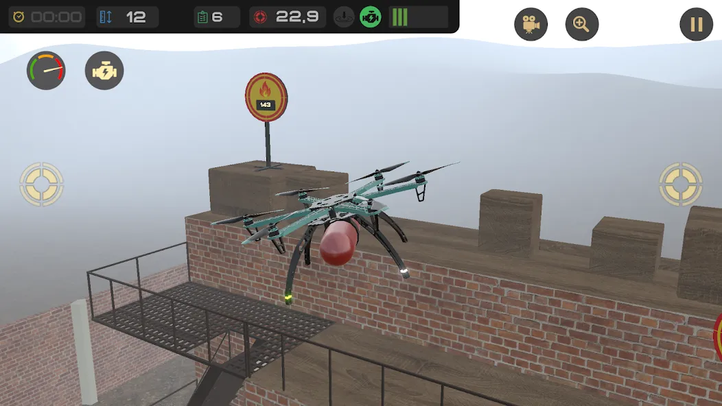 Edu Drone Simulator  [МОД Menu] Screenshot 2