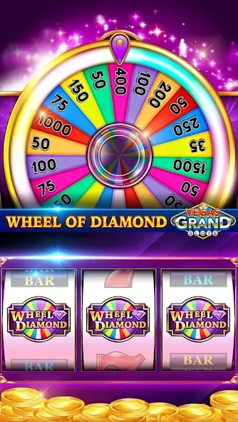 Vegas Grand Slots:Casino Games (Вегас Гранд Слоты)  [МОД Menu] Screenshot 4