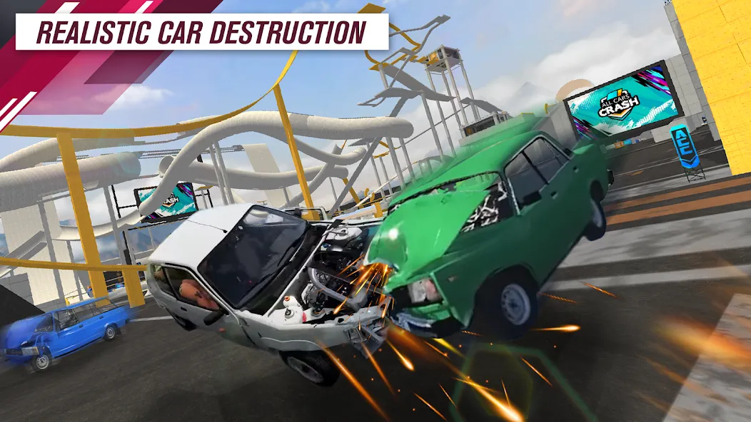 All Cars Crash (Олл Карс Краш)  [МОД Unlocked] Screenshot 2