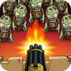 Скачать взломанную Zombie War Idle Defense Game (Зомби Война)  [МОД Много монет] - стабильная версия apk на Андроид