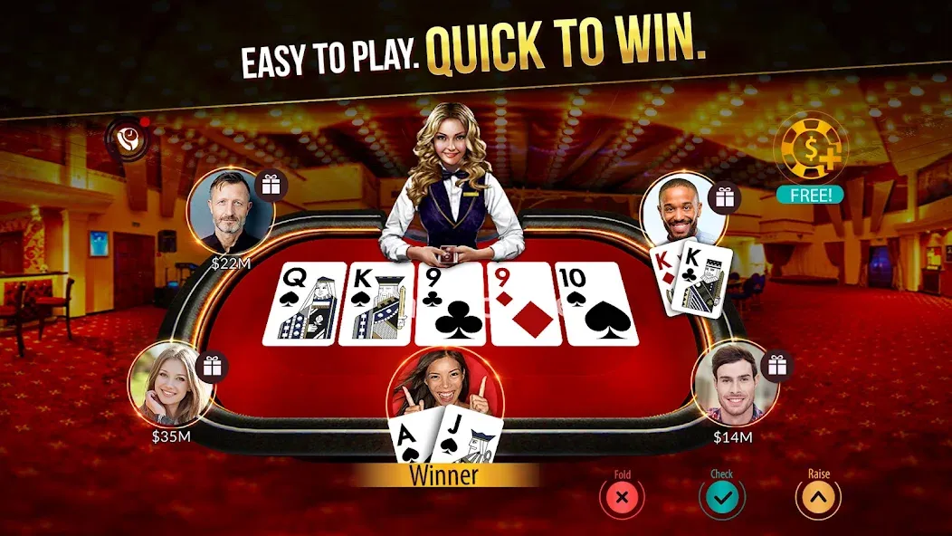 Zynga Poker ™ – Texas Holdem (Зинга Покер)  [МОД Mega Pack] Screenshot 1