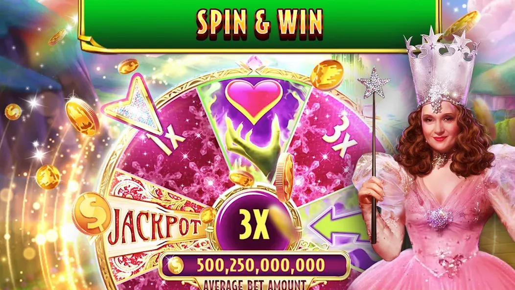 Wizard of Oz Slots Games (Волшебник из страны Оз игровой автомат)  [МОД Unlocked] Screenshot 4