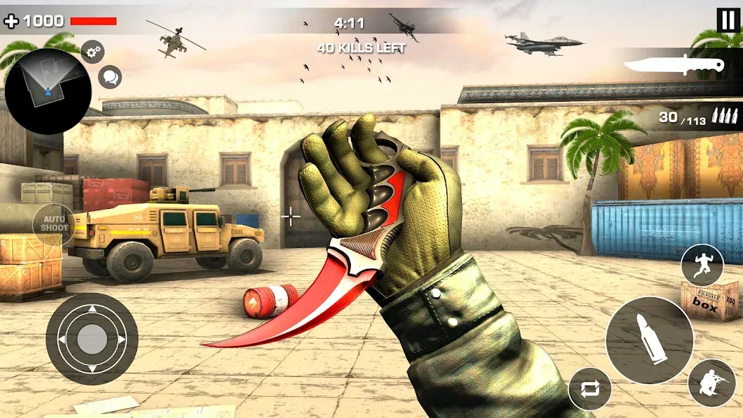 Cover Strike Ops FPS Gun Games  [МОД Много монет] Screenshot 1