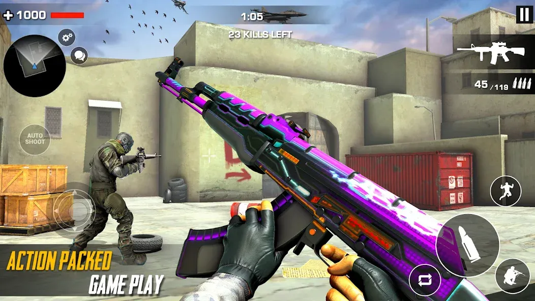 Cover Strike Ops FPS Gun Games  [МОД Много монет] Screenshot 3