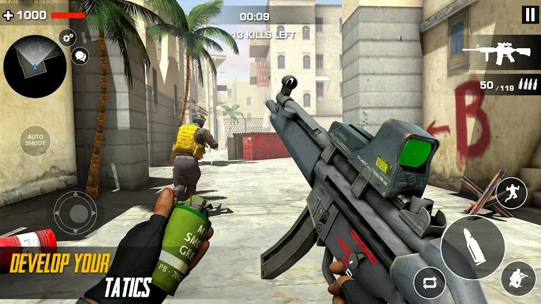 Cover Strike Ops FPS Gun Games  [МОД Много монет] Screenshot 4