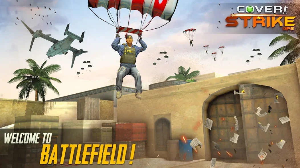 Cover Strike Ops FPS Gun Games  [МОД Много монет] Screenshot 5