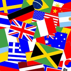 Взломанная The Flags of the World Quiz  [МОД Menu] - стабильная версия apk на Андроид