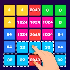 Взломанная 2248 Number block puzzle 2048 (Две тысячи двести сорок восемь)  [МОД Unlocked] - полная версия apk на Андроид