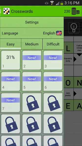 Crosswords  [МОД Много монет] Screenshot 2