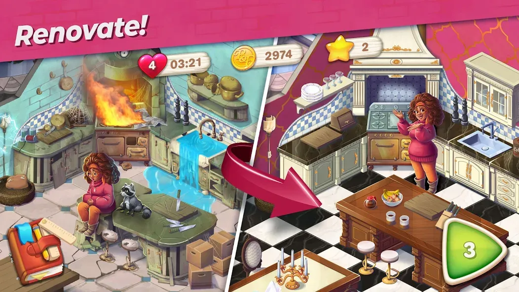 Penny & Flo: Home Renovation  [МОД Menu] Screenshot 3