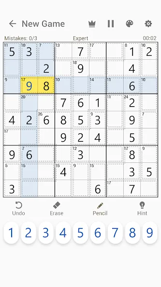 Killer Sudoku - Sudoku Puzzles  [МОД Много денег] Screenshot 1