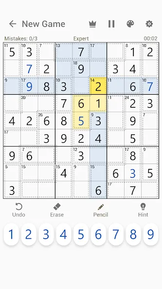 Killer Sudoku - Sudoku Puzzles  [МОД Много денег] Screenshot 2