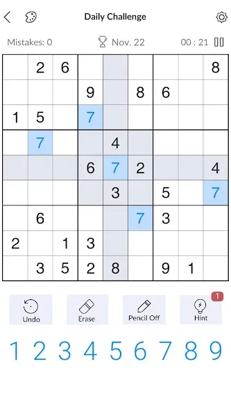 Sudoku - Classic Sudoku Puzzle  [МОД Все открыто] Screenshot 1