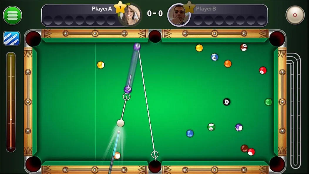 8 Ball Live - Billiards Games (Бол Лайв)  [МОД Много монет] Screenshot 2