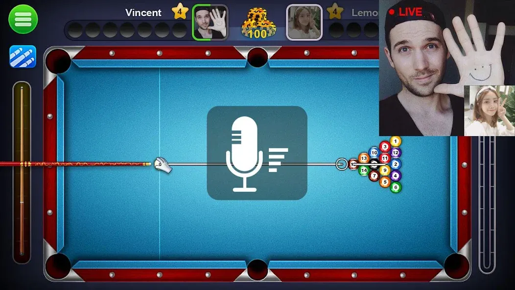 8 Ball Live - Billiards Games (Бол Лайв)  [МОД Много монет] Screenshot 5