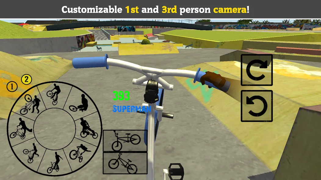 BMX FE3D 2 (БМХ ФЭ3Д 2)  [МОД Меню] Screenshot 2