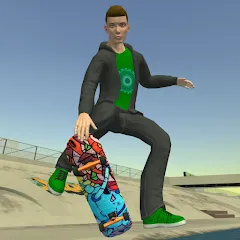 Взлом Skateboard FE3D 2 (Скейтборд 3D 2)  [МОД Меню] - стабильная версия apk на Андроид