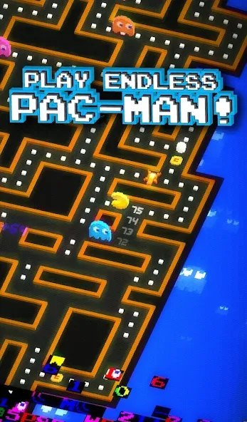 PAC-MAN 256 - Endless Maze (ПАК)  [МОД Много монет] Screenshot 1