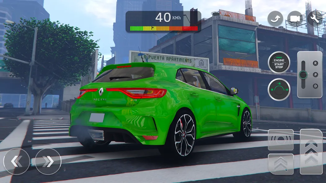 Renault Megane RS Simulator (Рено Меган  Симулятор)  [МОД Menu] Screenshot 1