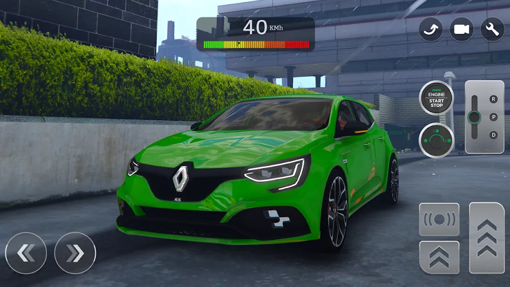 Renault Megane RS Simulator (Рено Меган  Симулятор)  [МОД Menu] Screenshot 2