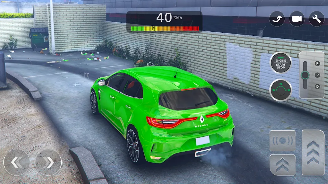 Renault Megane RS Simulator (Рено Меган  Симулятор)  [МОД Menu] Screenshot 3