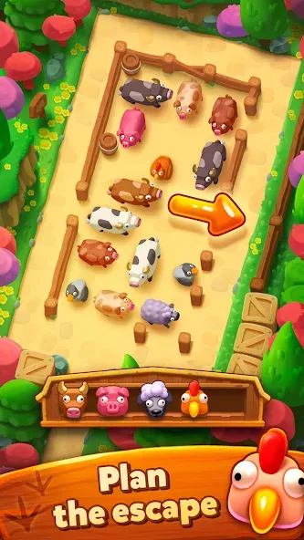 Farm Jam: Animal Parking Game (Фарм Джам)  [МОД Unlocked] Screenshot 4