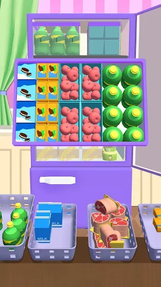 Fill Up Fridge：Organizing Game  [МОД Много монет] Screenshot 4