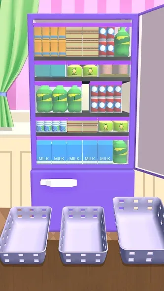 Fill Up Fridge：Organizing Game  [МОД Много монет] Screenshot 5