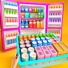 Скачать взлом Fill Up Fridge：Organizing Game  [МОД Много монет] - последняя версия apk на Андроид