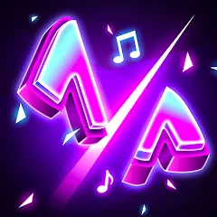 Скачать взломанную Blade Night : Rhythm Saber (Блейд Найт)  [МОД Бесконечные деньги] - стабильная версия apk на Андроид