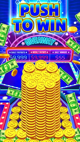 Cash Carnival Coin Pusher Game (Кэш Карнавал Монетный Толкатель Игра)  [МОД Много денег] Screenshot 2