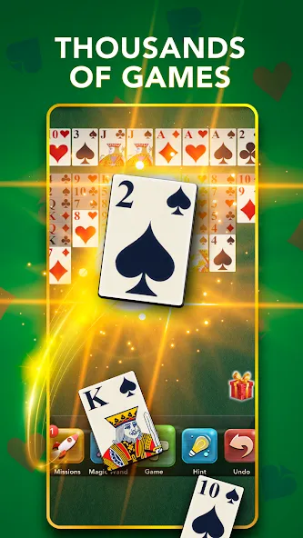 FreeCell Classic Card Game (ФриСел Классическая карточная игра)  [МОД Много монет] Screenshot 5