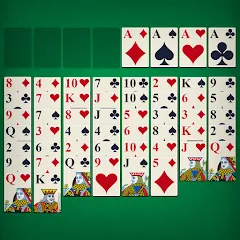 Взломанная FreeCell Classic Card Game (ФриСел Классическая карточная игра)  [МОД Много монет] - полная версия apk на Андроид