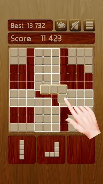 Woody Block Puzzle ® (Вуди блок пазл)  [МОД Menu] Screenshot 1