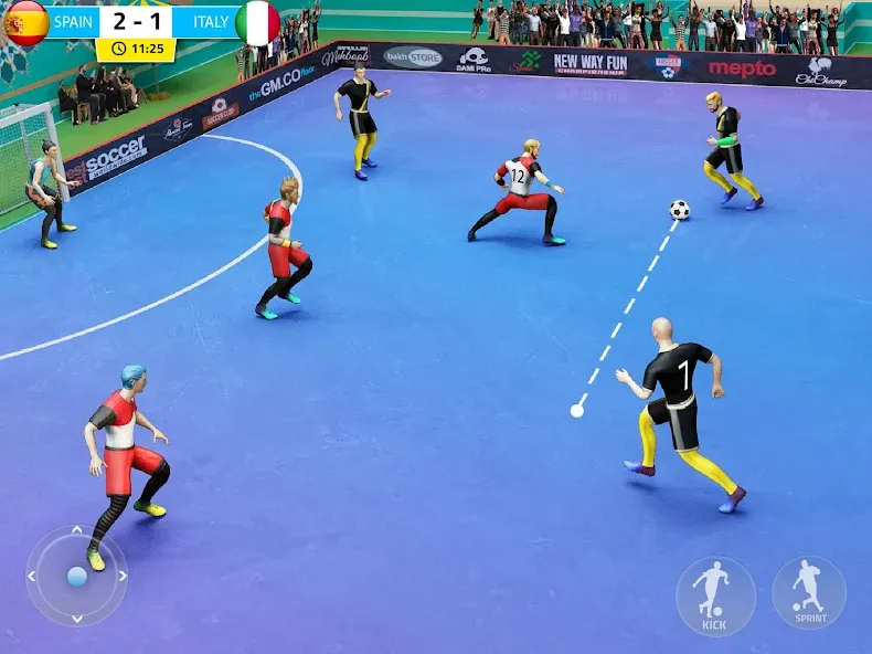 Indoor Futsal: Football Games (Индор Футзал)  [МОД Mega Pack] Screenshot 5