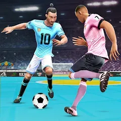 Скачать взлом Indoor Futsal: Football Games (Индор Футзал)  [МОД Mega Pack] - последняя версия apk на Андроид