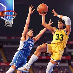 Скачать взломанную Dunk Smash: Basketball Games (Баскетбольные игры)  [МОД Меню] - последняя версия apk на Андроид