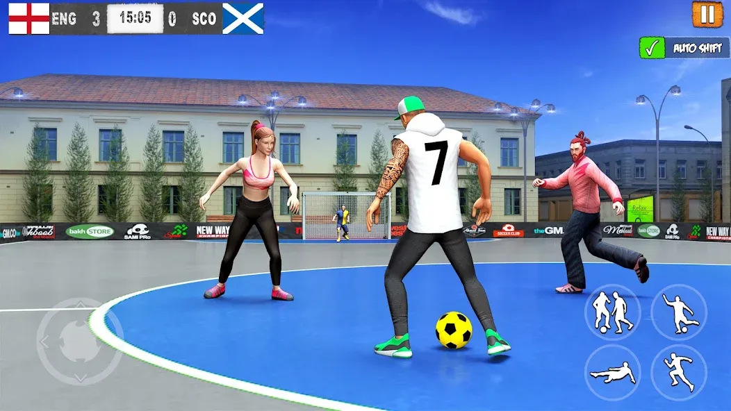 Street Football: Futsal Games (Стрит Футбол)  [МОД Все открыто] Screenshot 2