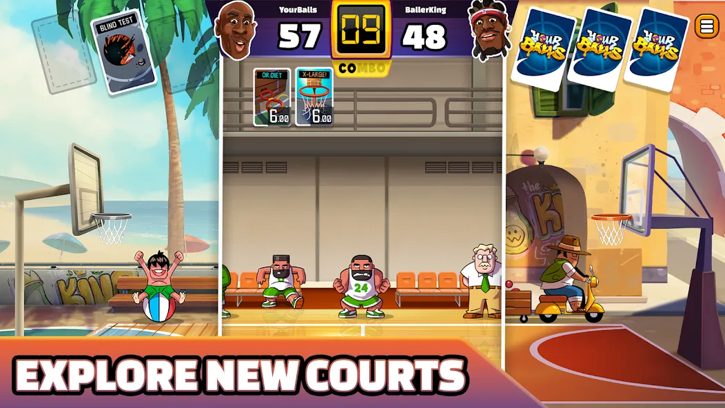 Your Balls: Basketball Game (Йоур Баллс)  [МОД Много монет] Screenshot 5