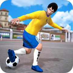 Взломанная Street Football Kick Games (Уличный футбол Игры с ударами)  [МОД Menu] - стабильная версия apk на Андроид