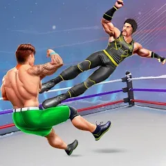 Взломанная Tag Team Wrestling Game (Таг Тим Реслинг Гейм)  [МОД Меню] - стабильная версия apk на Андроид