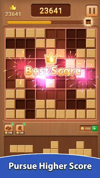 Wood Block Puzzle (Вуд Блок Пазл)  [МОД Mega Pack] Screenshot 3