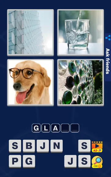 4 Pics 1 Word Quiz Game  [МОД Menu] Screenshot 1